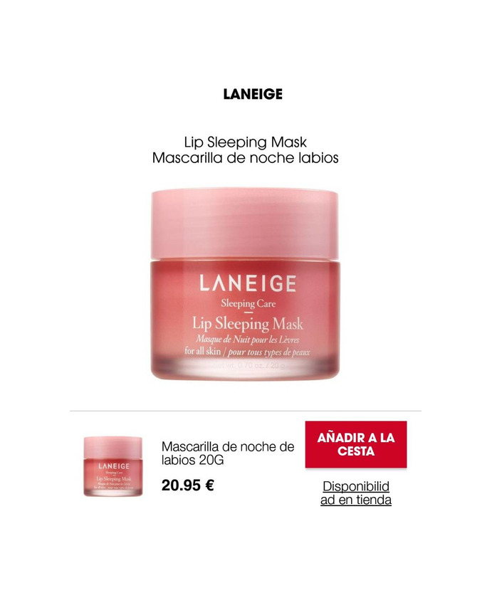 Social Laneige Lip Sleeping Mask - Berry