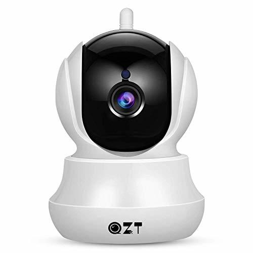 Social Cámara IP, Cámara de Vigilancia QZT 1080P Wifi con Visión Nocturna, Audio