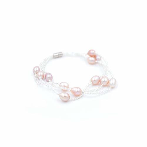 Producto Jfoier women bracelrts Pulseras de Perlas Naturales para Mujer