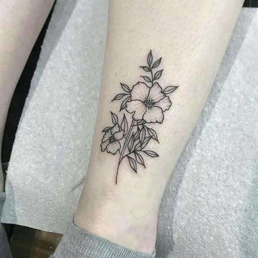 Tatuagem flor 