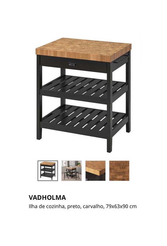 Producto VADHOLMA
Ilha de cozinha