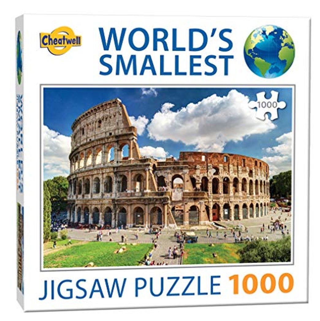 Products Cheatwell Games- Colosseum Jigsaw Puzzle de 1000 Piezas más pequeño del Mundo,