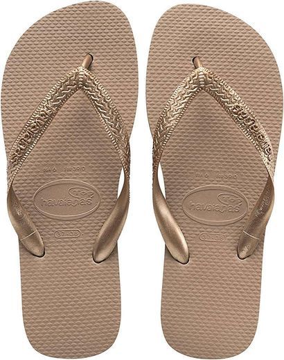 Moda Top com tiras Havaianas, chinelos para mulheres

