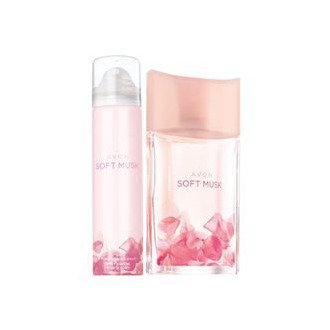 Producto Avon suave almizcle fragancia Set Eau de Toilette y Perfumed Body Spray