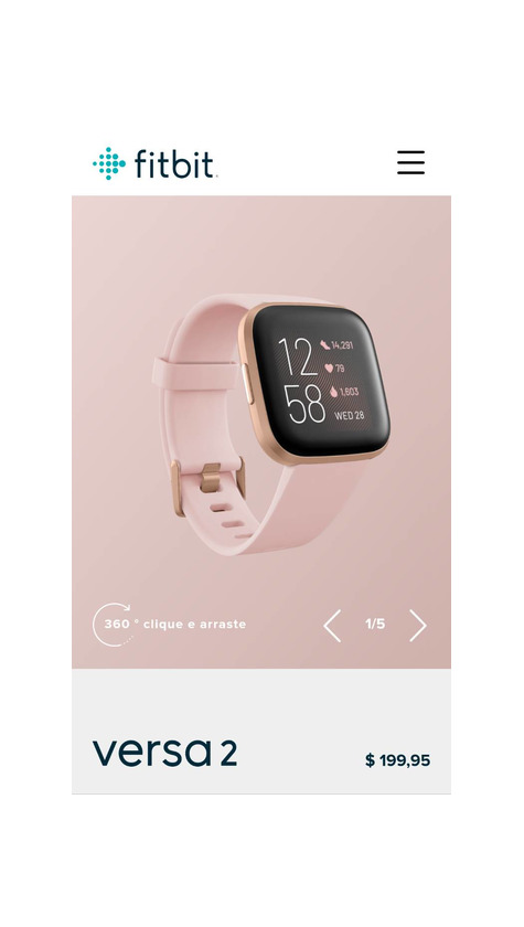 Producto Smartwatch fitbit versa II 