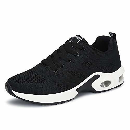 Zapatillas Deportivas de Mujer Air Cordones Zapatillas de Running Fitness Sneakers 4cm