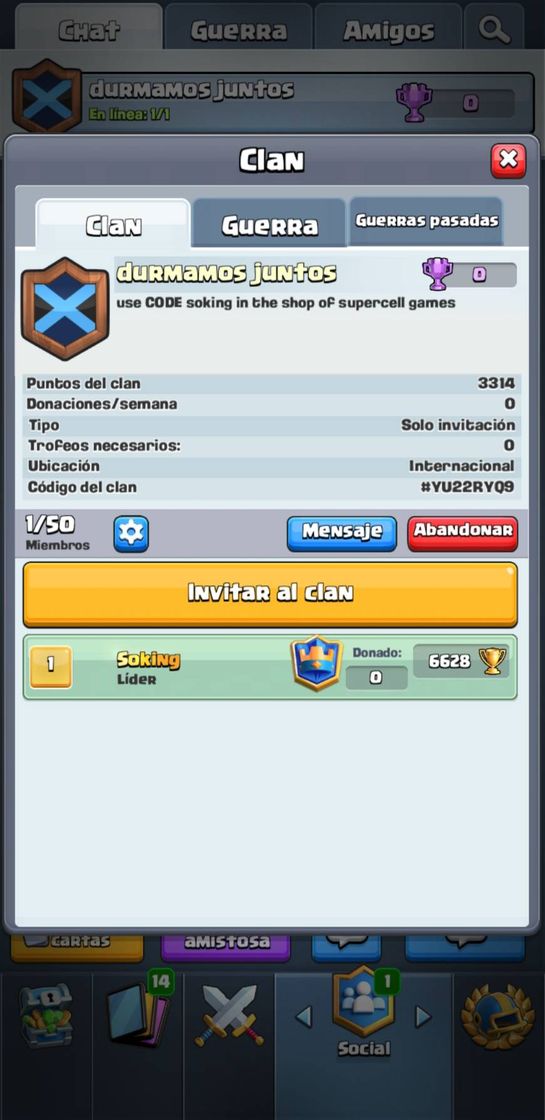 Social Ven a pasar la noche conmigo en este clan