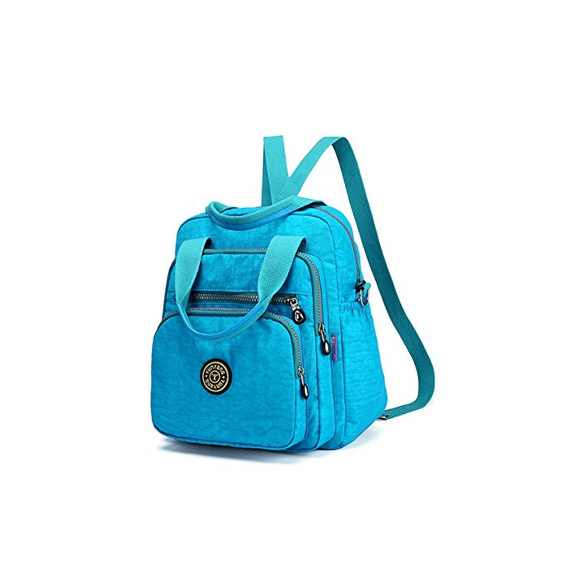 Moda Bolsos Mochila Bolso Bandolera Niña para Mujer de Nylon Impermeable