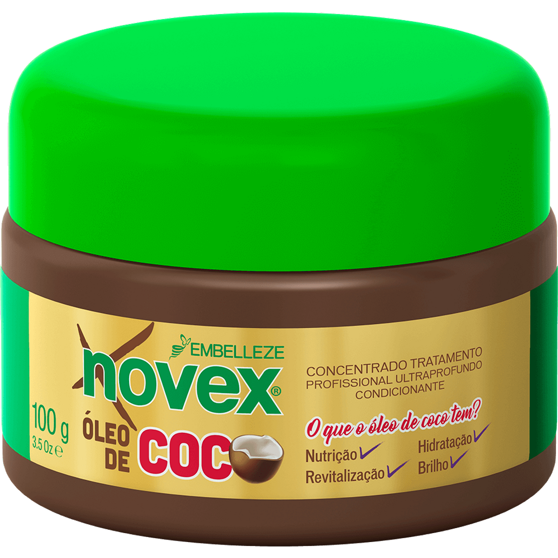 Fashion Creme de Tratamento Novex Óleo de coco