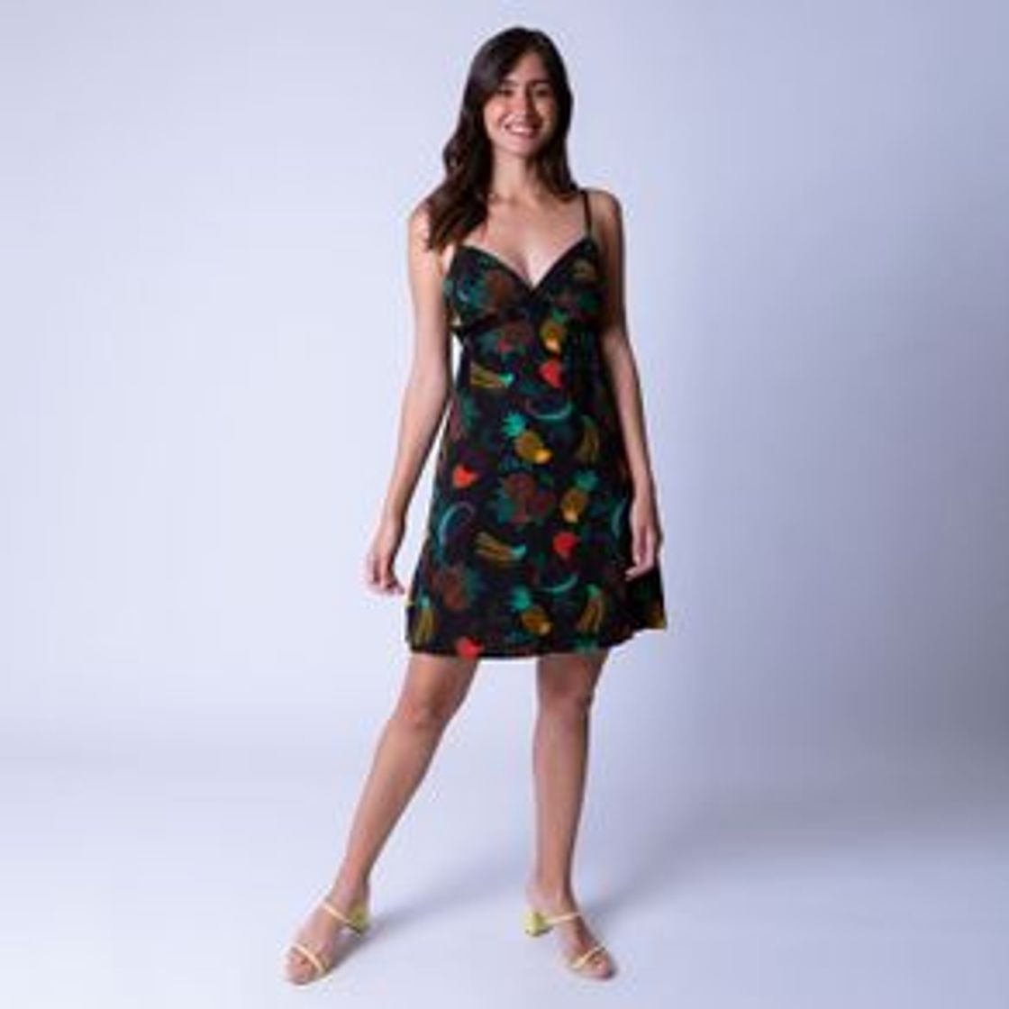 Product Vestido curto estampa salada de fruta