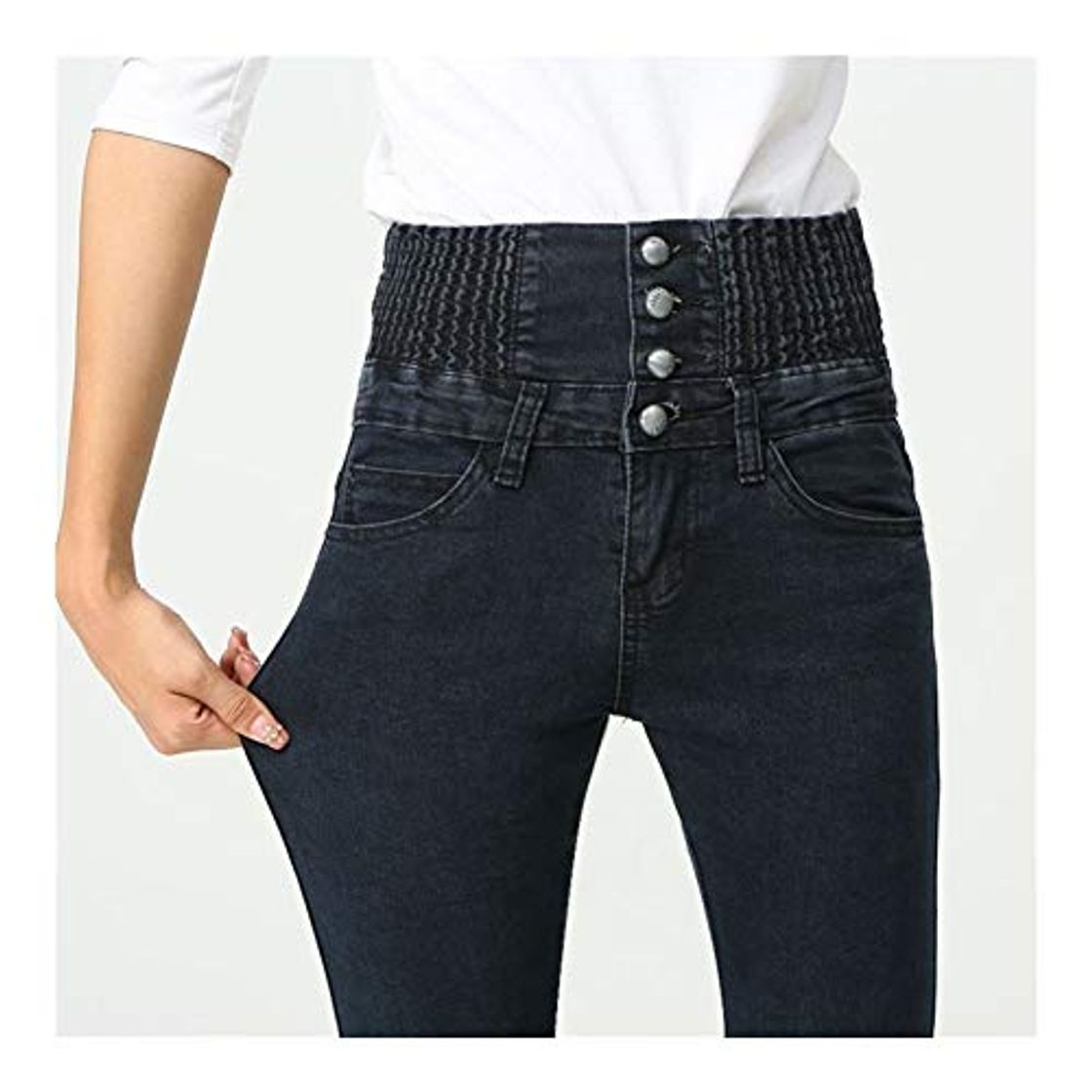 Products Los Pantalones Vaqueros más el tamaño Mujer Feminina señora Gorda Pantalones Vaqueros