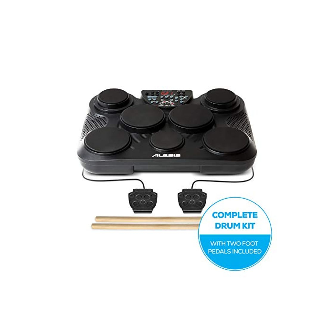 Social Alesis CompactKit 7 - Batería Electrónica de Sobremesa de 7 Pads Sensibles