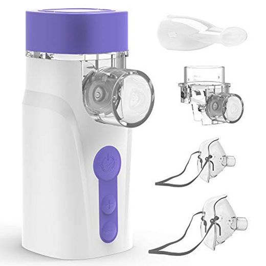 HYLOGY Nebulizador Portatil Inhalador, Inhaladores para Niños y Adultos, Inhalador Nebulizador, Asma