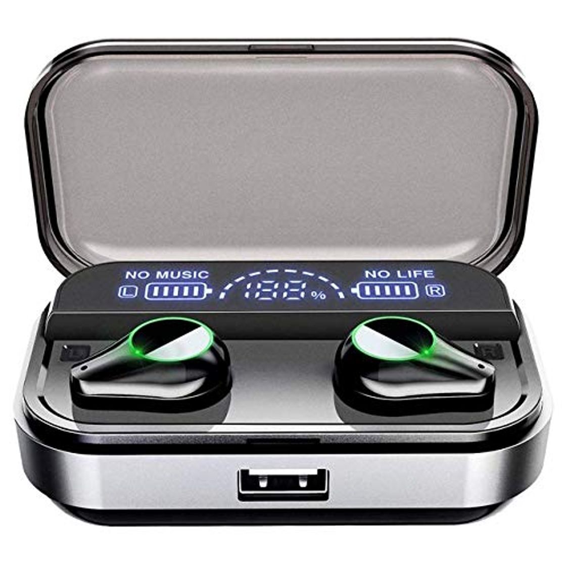 Product OPXZOM Auriculares inalámbricos Fingerprint Touch HD Estéreo Reducción de Ruido Auriculares para