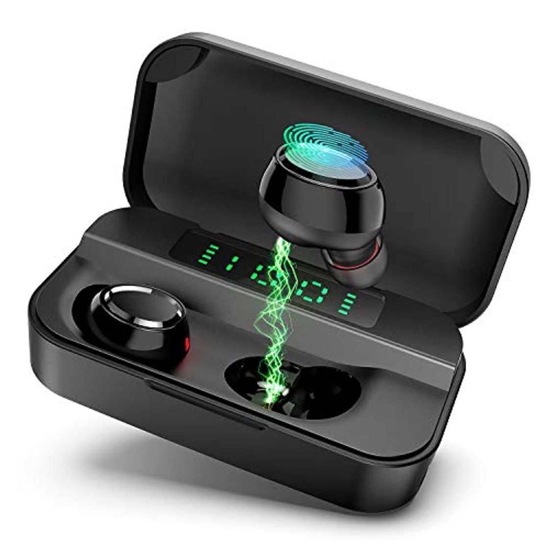 Product HolyHigh Auriculares Bluetooth 5.0 Pantalla LED 80