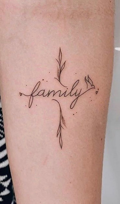 Fashion Tatuagem família 