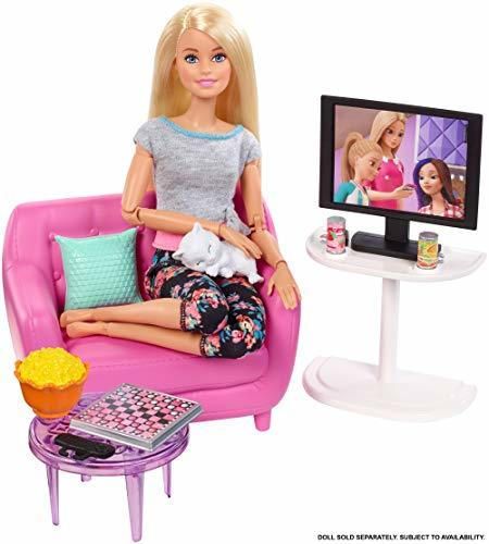 Barbie Muebles de interior, accesorios para el salón de la casa de