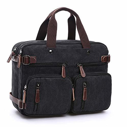 Products SHS Lona Vintage Maletín Mochila Bolsas para portátiles de Negocios Trabajo para