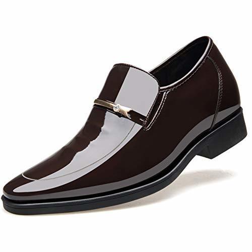 Products HILOTU Mocasines sin Cordones para Hombre Zapatos de Vestir Oxford de Charol