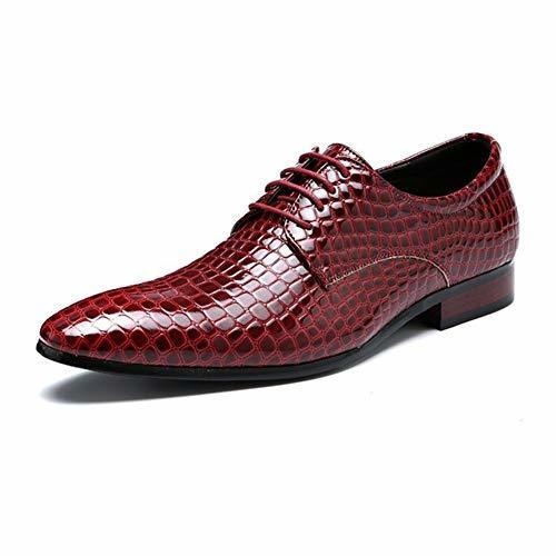 Product GUYUEXUAN Ropa Formal Masculina Bollos Suelas de Goma de Cuero Oxford en