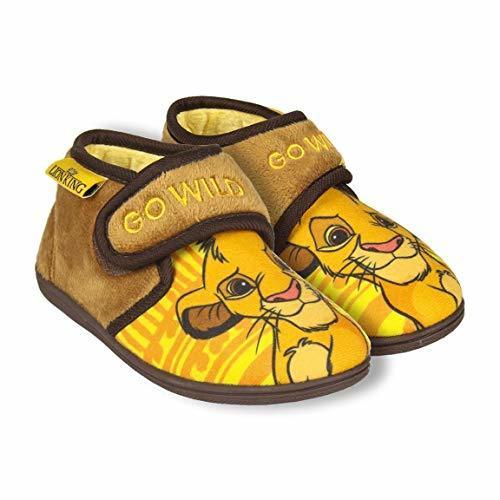 Products Artesania Cerda Zapatillas De Casa Media Bota El Rey Leon, Niños, Marrón