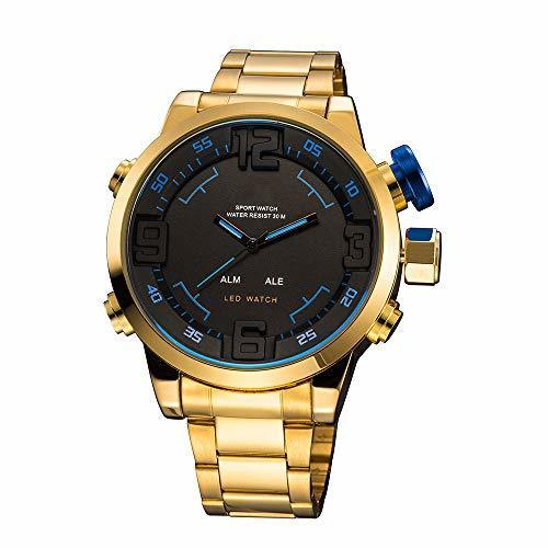 Productos SYXW Relojes de los Hombres del Reloj Regalo excelente para Dos Pantallas