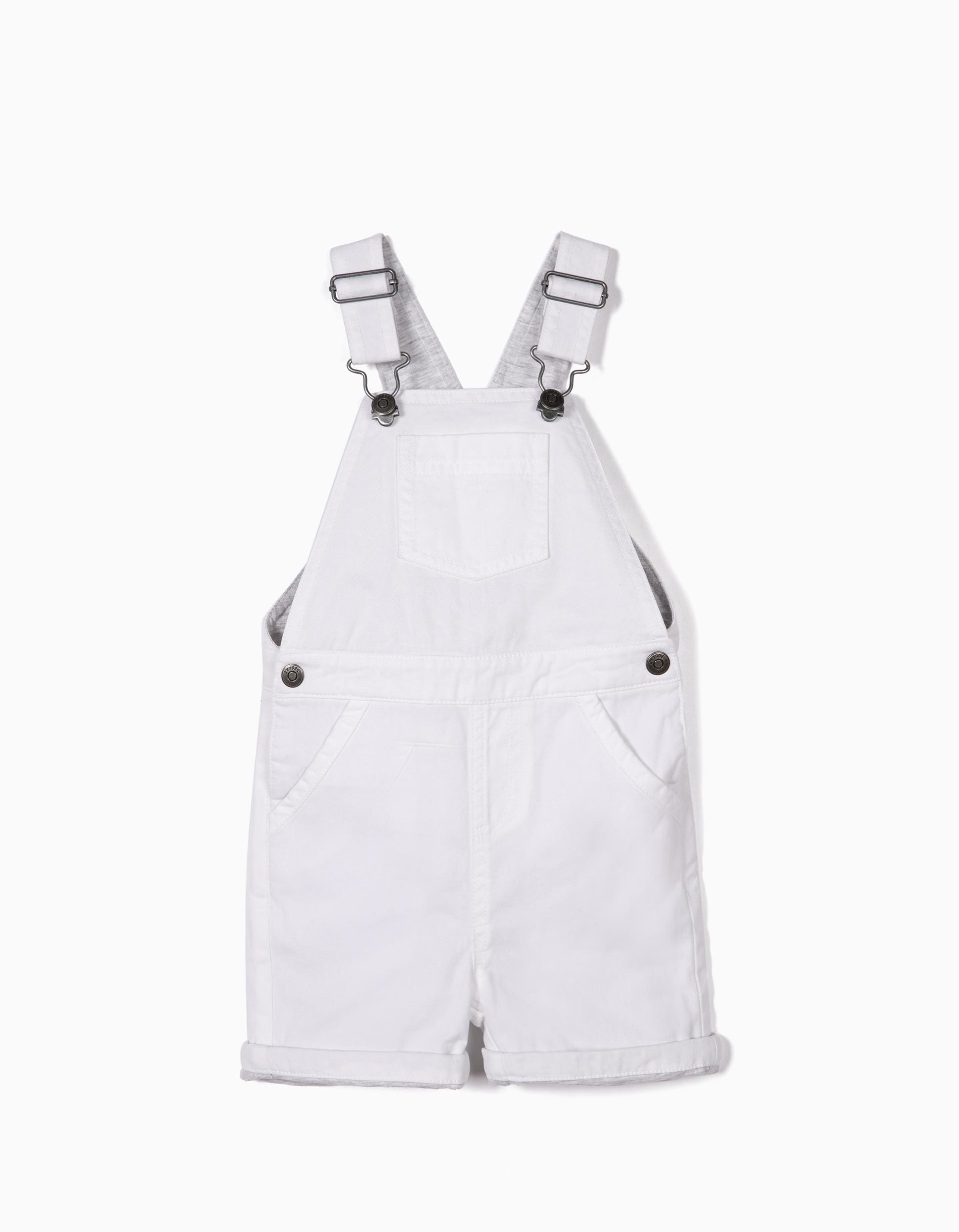 Producto Jardineiras para Bebé Menino, Branco ZY BABY