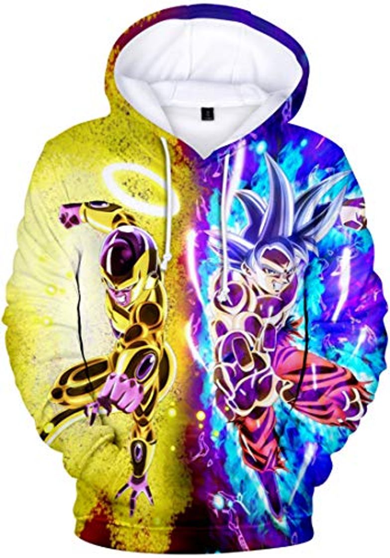 Moda Chaos World Dragon Ball Sudadera Niños 3D Impresión con Capucha Manga Larga