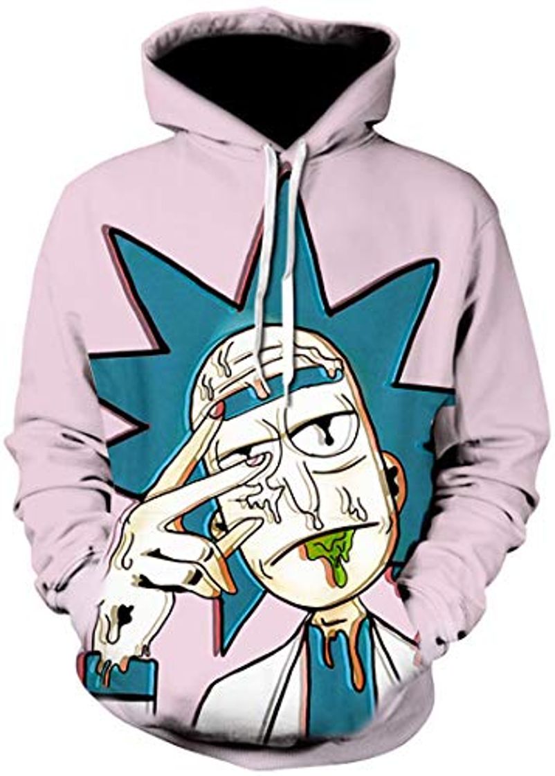 Fashion Chaos World Sudaderas con Capucha Hombre 3D Impreso Funny Cartoon Unisex Pullover