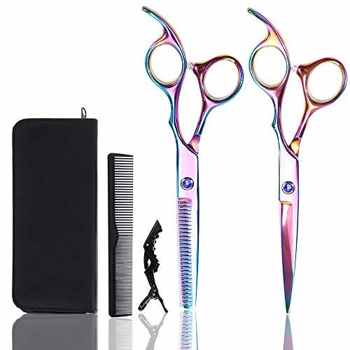 Social Lictin 4 en 1 kit 6" Tijeras de Peluquería Profesional Corte de Pelo