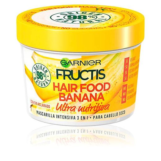 FRUCTIS HAIR FOOD banana mascarilla ultra nutritiva