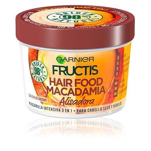 FRUCTIS HAIR FOOD macadamia mascarilla alisadora