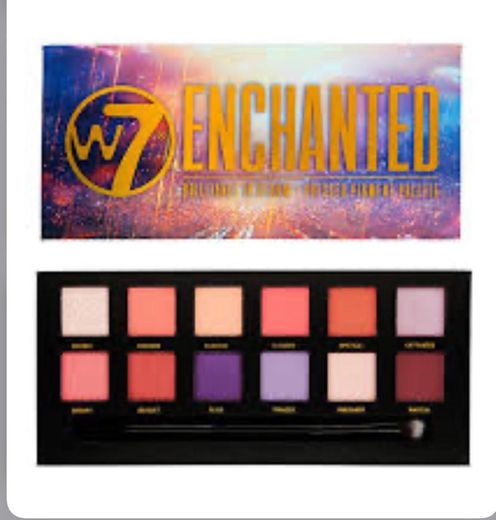 NEW W7 ENCHANTED EYESHADOWPALETTE | REVIEW + ...