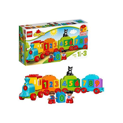 LEGO DUPLO - Mi Primer Tren de los Números, Juguete Preescolar Educativo