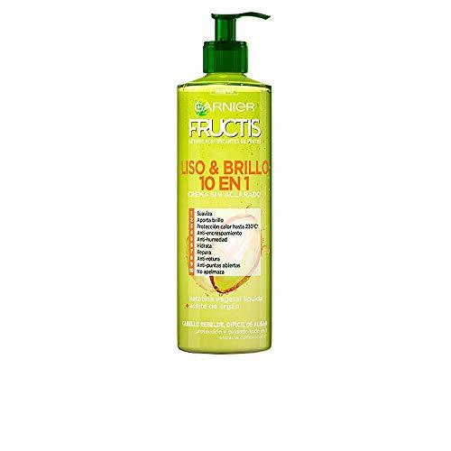 Social FRUCTIS LISO & BRILLO 10 EN 1 crema sin aclarado 400 ml