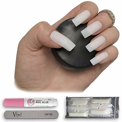 Product Por Vixi 500 piezas Uñas Cuadrado 10 tamaños