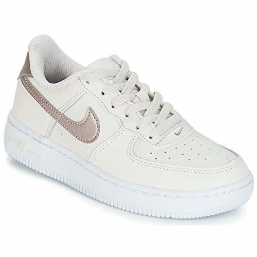 Social NIKE Air Force 1 PRE-School Zapatillas Moda Chicas Phantom/Mtlc Red Bronze-White