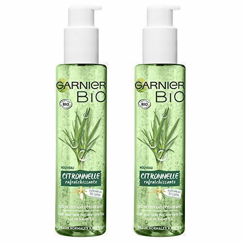 Social Garnier Garnier Garnier Bio Gel Limpiador détoxifiant - citronela rafraîchissante, Pack of 2 x