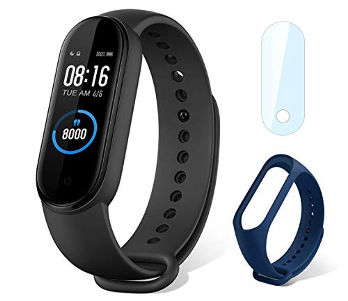 Productos Xiaomi Band 5 Pulsera de Actividad, Fitness Tracker, Monitor de Ritmo Cardíaco,