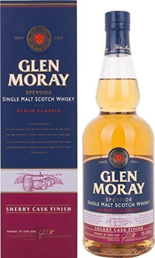 Glen Moray Elgin Classic Sherry Cask Single Malt Scotch Whisky in Gift