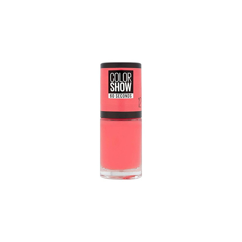 Social Maybelline Mayb VAO COLOR SHOW NU 12 SUNSET 7ml Coral Crema esmalte