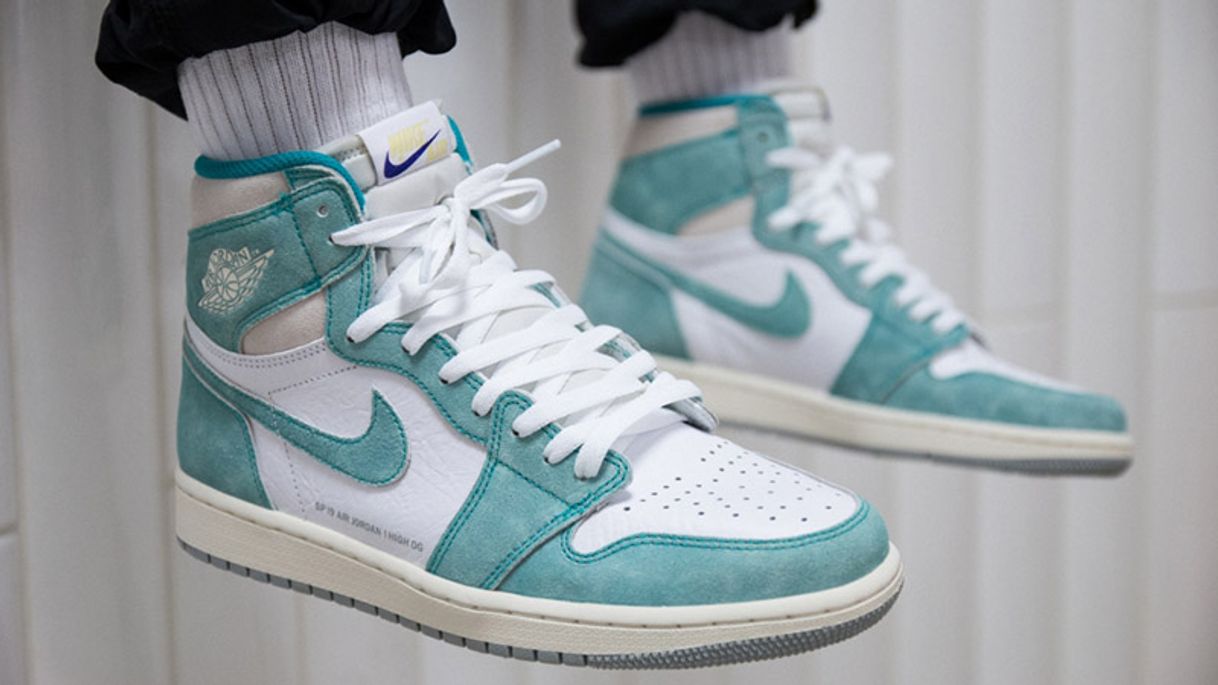 Moda Air Jordan 1 Retro High OG Turbo Green