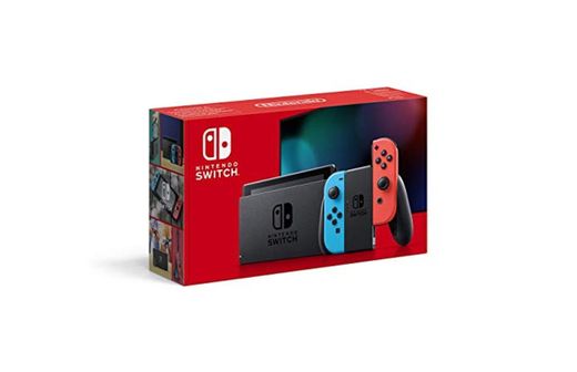 Nintendo Switch - Consola color Azul Neón/Rojo Neón