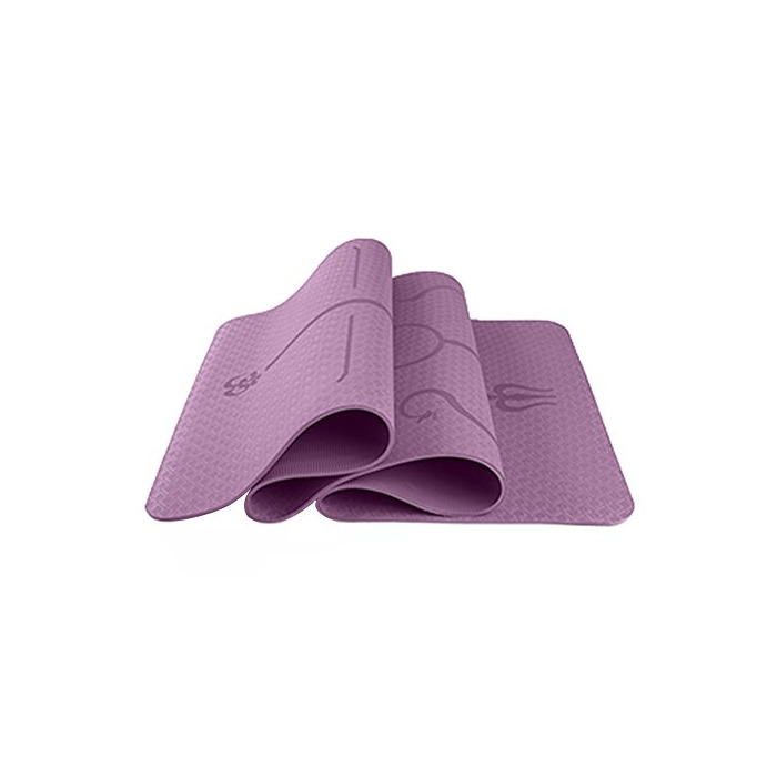 Social Leoie Yoga Bodybuilding 6 mm Multifuncional Protección Ambiental Yoga Pad TPE Yoga