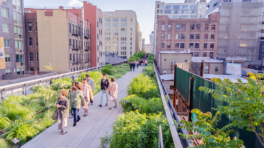 Lugar High line park