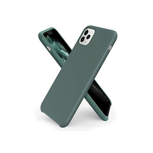 ORNARTO Funda Silicone Case para iPhone 11 Pro, Carcasa de Silicona Líquida