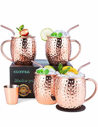 Lugar esonmus Moscow Mule Copper Mugs