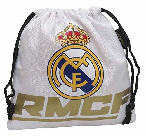 Real Madrid Saco de merienda Bolsa de Gimnasio Fitness y Ejercicio Infantil,