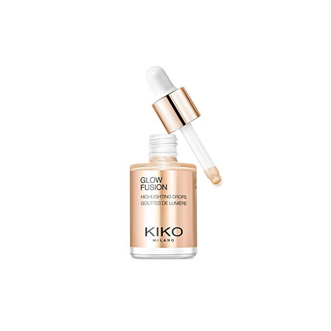 Beauty KIKO Milano GLOW FUSION HIGHLIGHTING DROPS Iluminador líquido para el rostro con acabado metálico