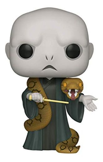 Funko- Pop Harry Potter: 10" Voldemort w/Nagini S10 Figura Coleccionable, Multicolor